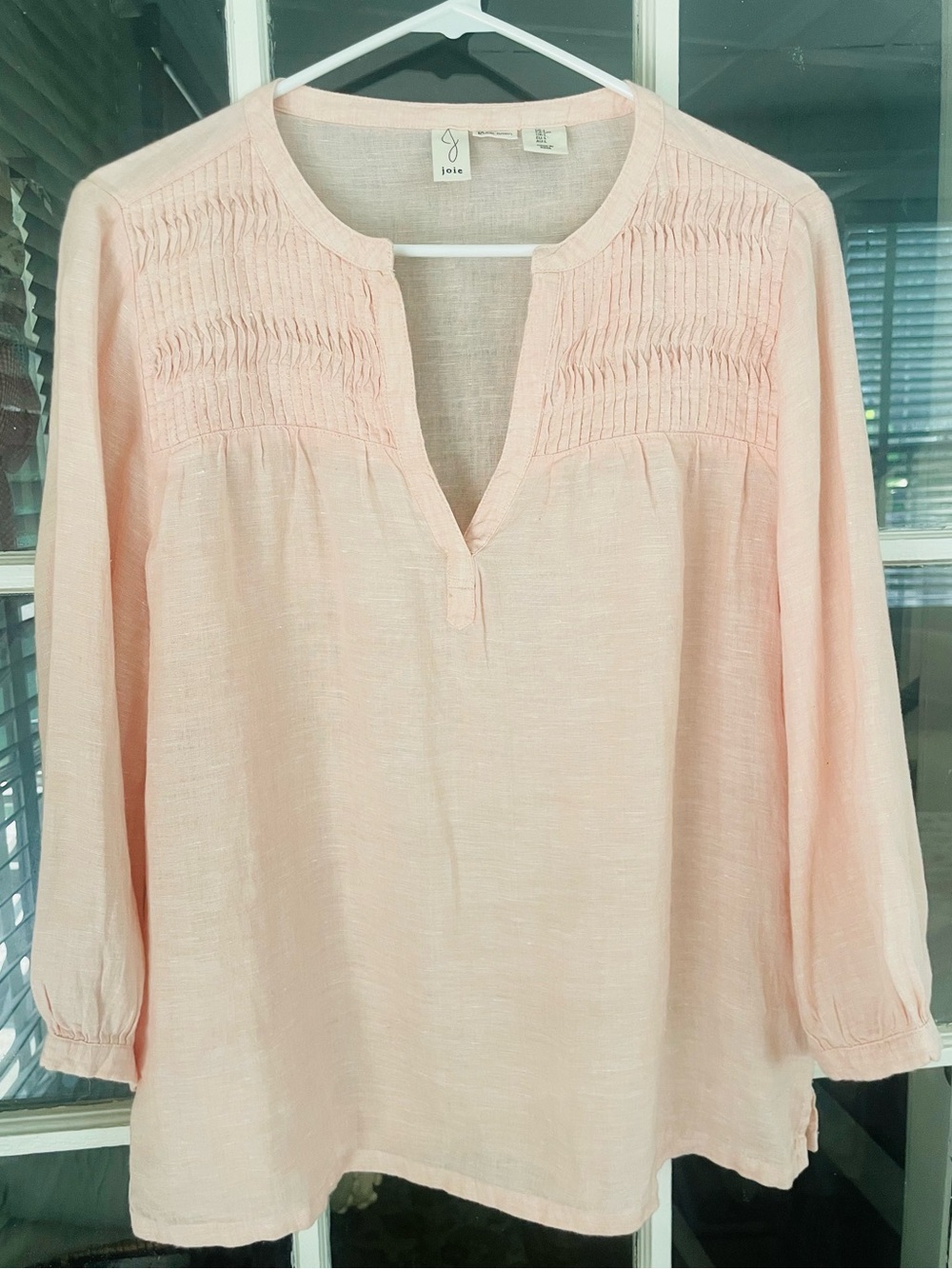 Joie 100% Linen Top Women’s Large Pink